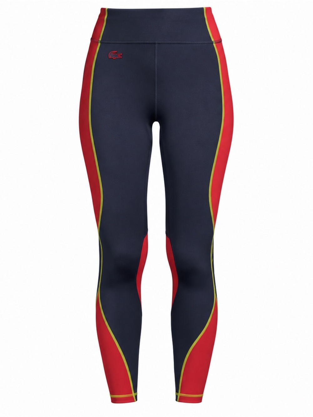 Lacoste Women’s SPORT Colorblock Knit-Effect Leggings S NWOT